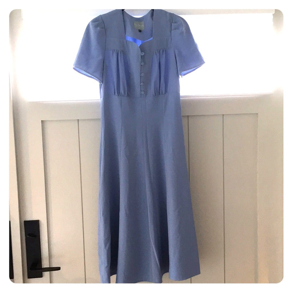 Periwinkle 30’s-style dress